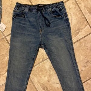 Hollister jean joggers